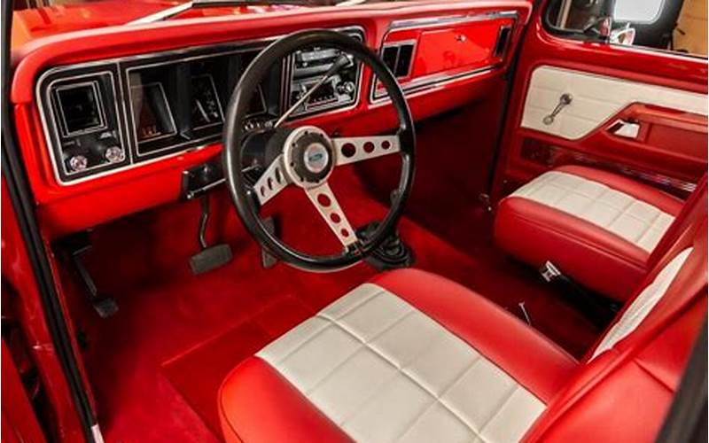 Bronco Ford 1979 Interior