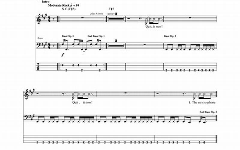Bulls on Parade Bass Tab: How to Play this Iconic Song on Your Bass Guitar