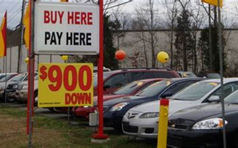 Buy Here Pay Here Car Lot