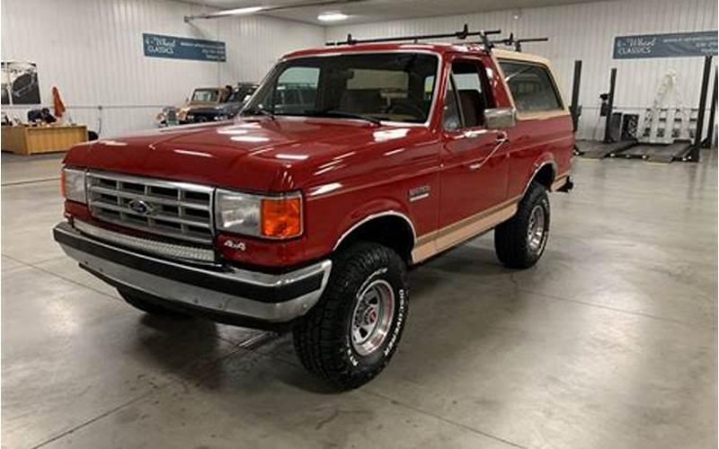 Buying A 1988 Ford Bronco