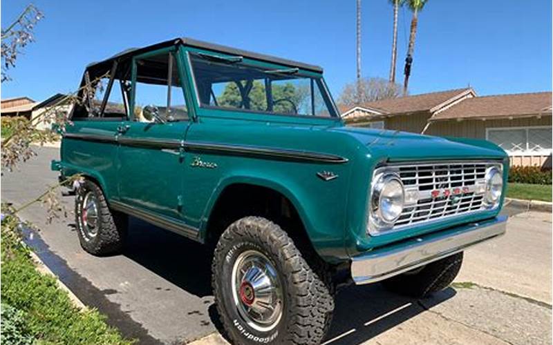 Buying A Classic Ford Bronco