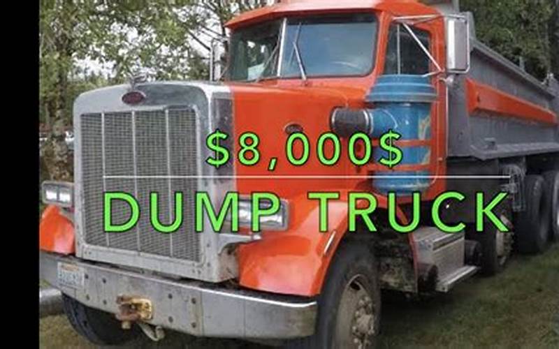 Buying A Dump Truck On Craigslist