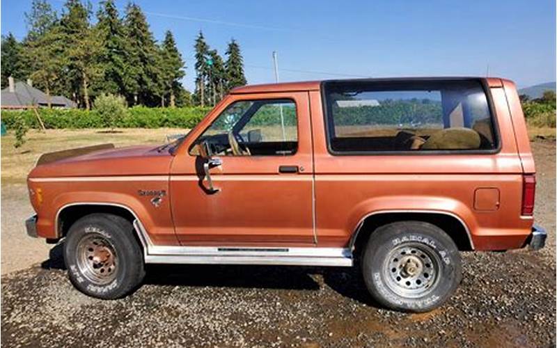 Buying An 84 Ford Bronco Ii