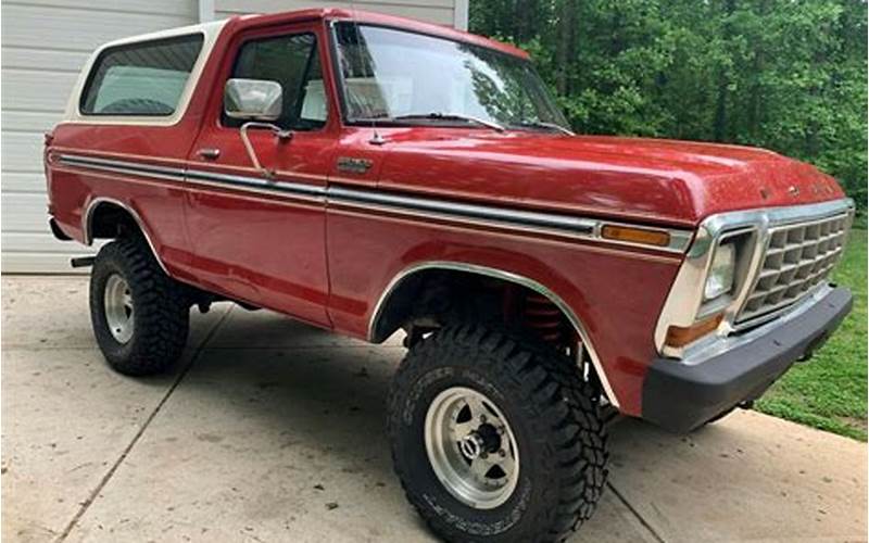 Buying Tips For A 1979 Ford Bronco