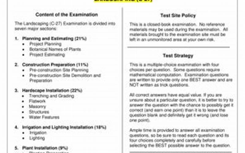 C27 License Practice Test: How to Pass the California Contractors License Exam