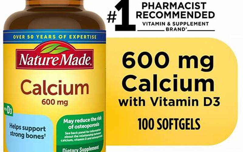 Calcium And Vitamin D3 Supplement