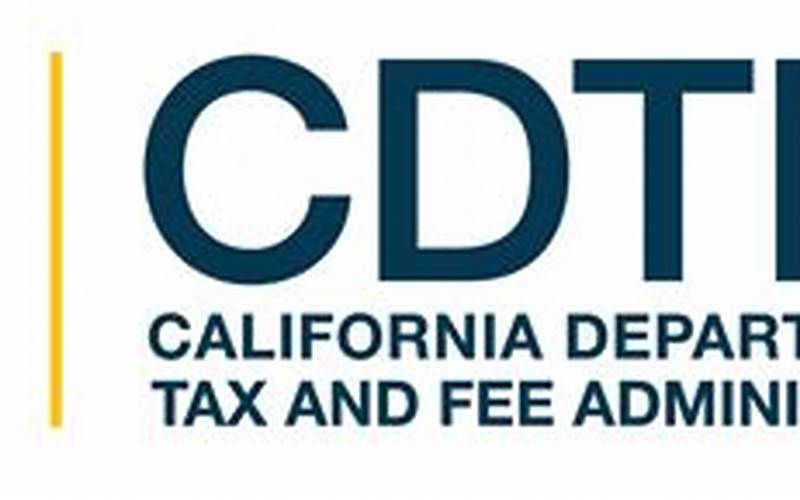 California Department Of Tax And Fee Administration