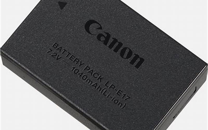 Canon Lp-E17 Battery