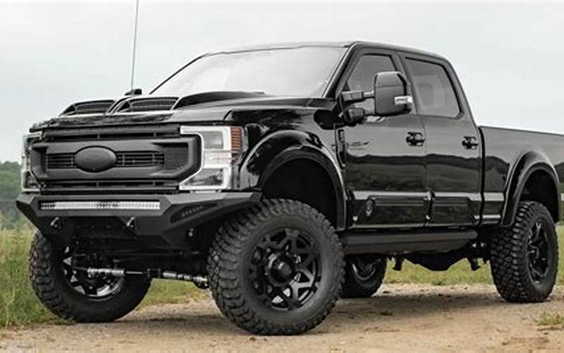 Capabilities Of The 2013 Ford F250 Black Ops Edition