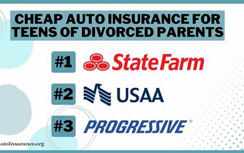 Car Insurance For Child Of Divorced Parents