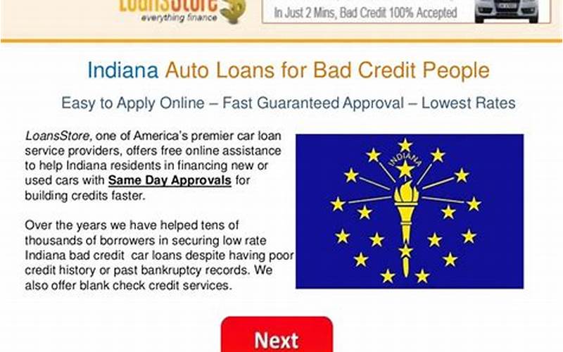 Car Loan In Indiana