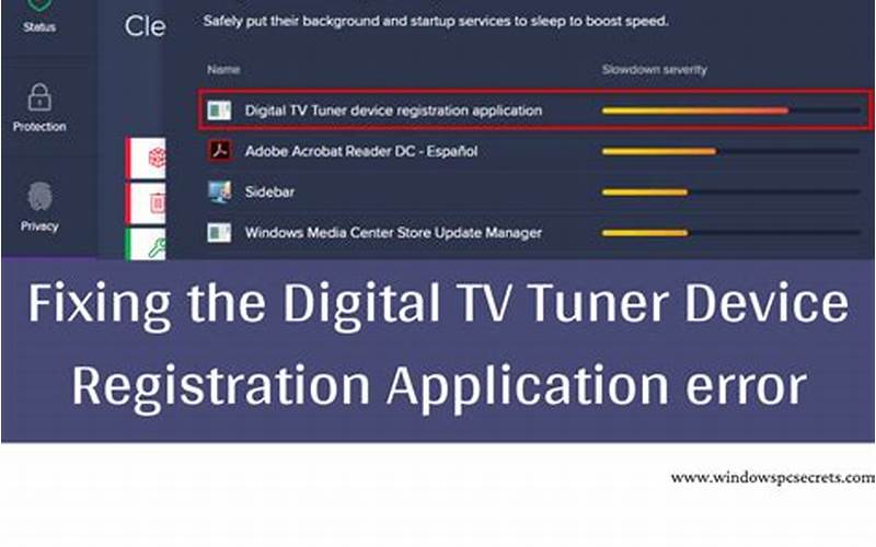 Cara Menghapus Digital Tv Tuner Device Registration Application