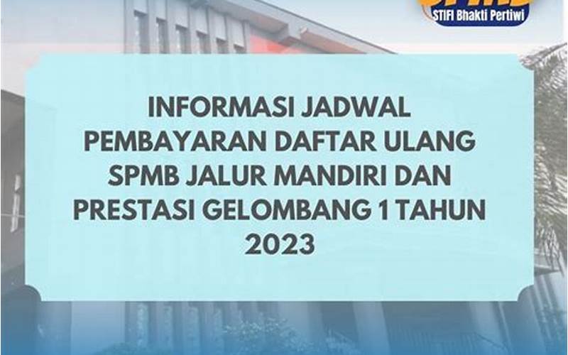 Cara Pembayaran Biaya Daftar Ulang Smp Negeri 3 Waru