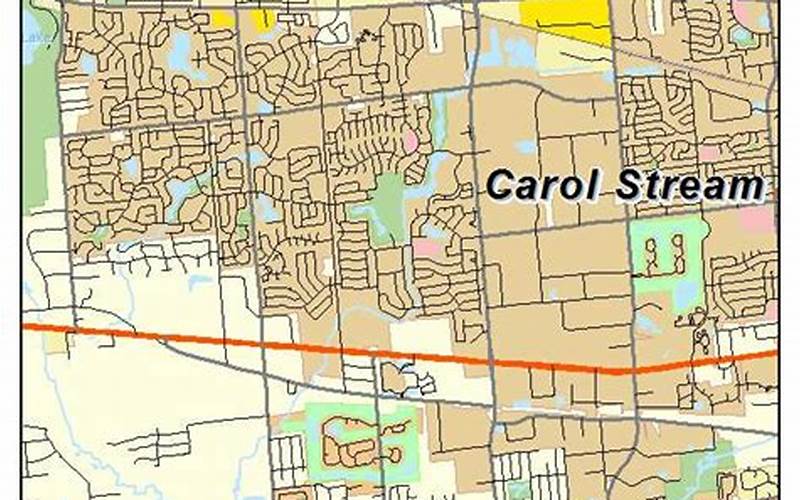 Carol Stream Il Map