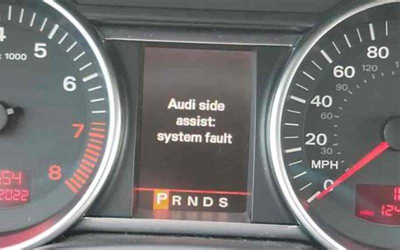 Causes Of Audi Side Assist System Fault