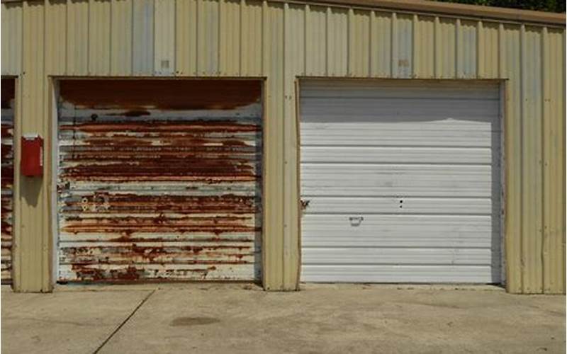 Causes Of Garage Door Rust