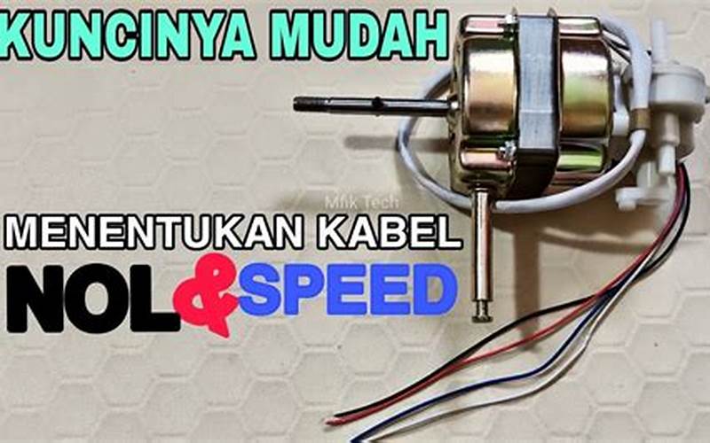 Cek Kabel Kipas