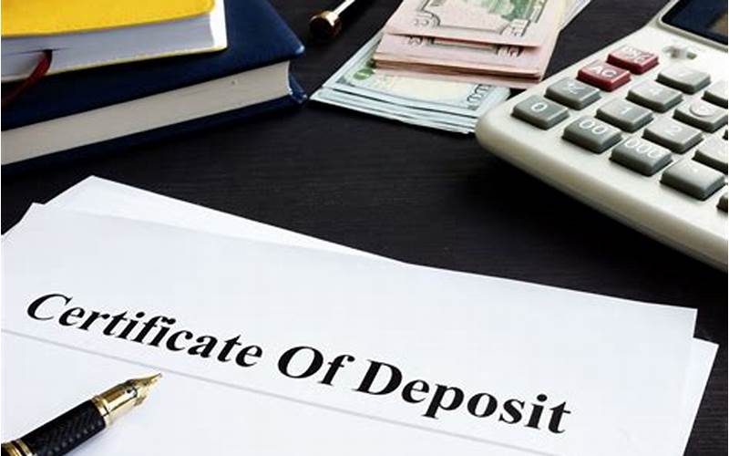Certificate Of Deposit