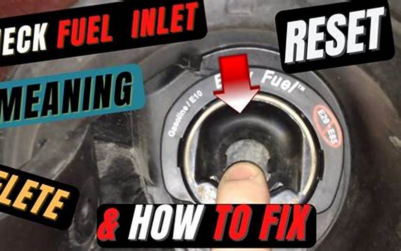 Check Fuel Fill Inlet Ford Explorer: Problems and Solutions