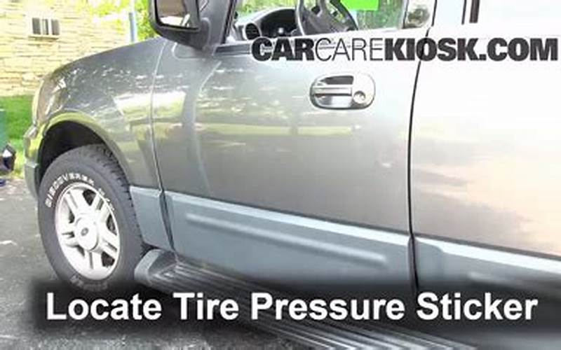 Checking Tire Pressure In Ford Expedition