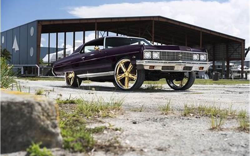 Chevy Impala Gold Rims