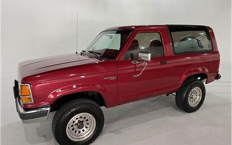 Choose A 1989 Ford Bronco 2
