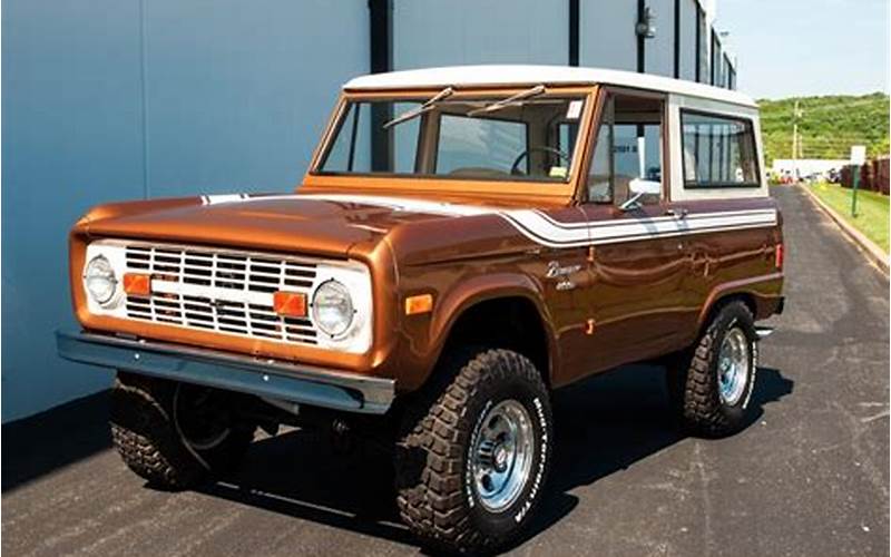 Classic Ford Bronco For Sale In Pacific Time Zone