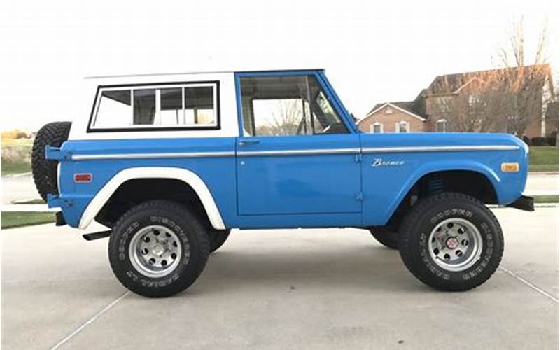 Classic Ford Broncos Factors To Consider
