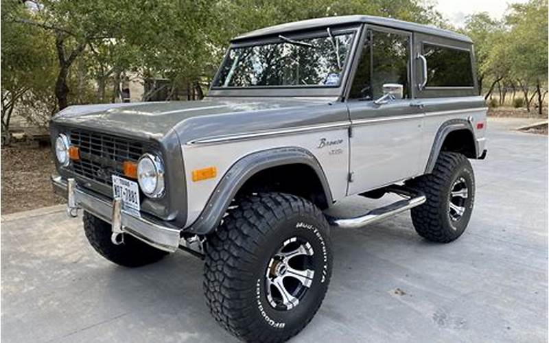 Classic Ford Broncos For Sale In Austin