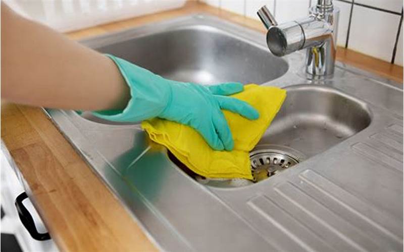 Cleaning A Sink