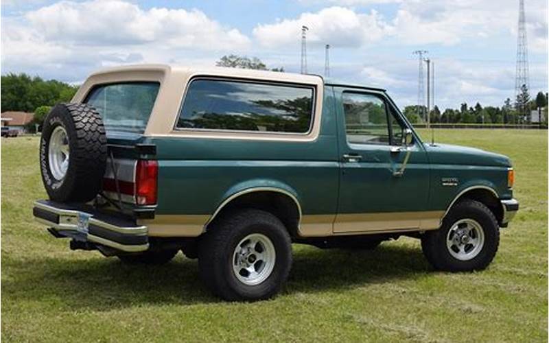 Common Issues With 1998 Ford Broncos