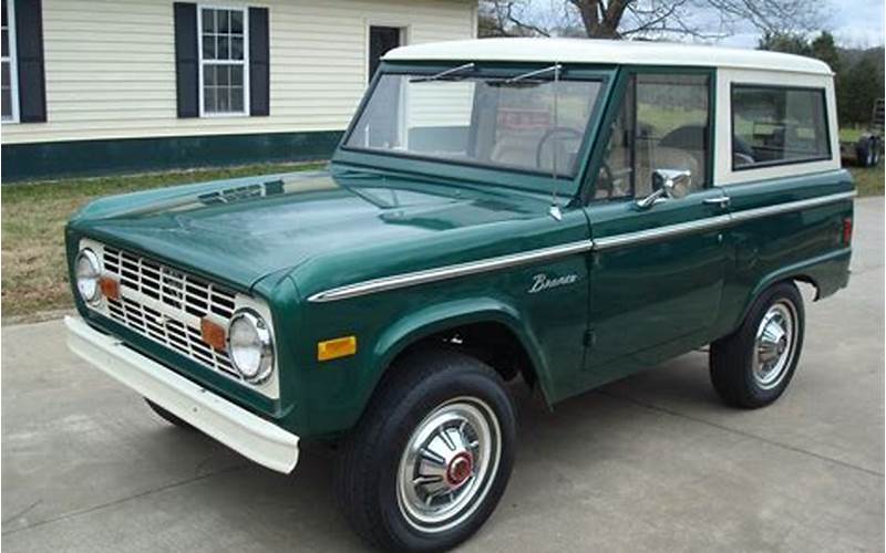 Condition Of 1977 Ford Bronco
