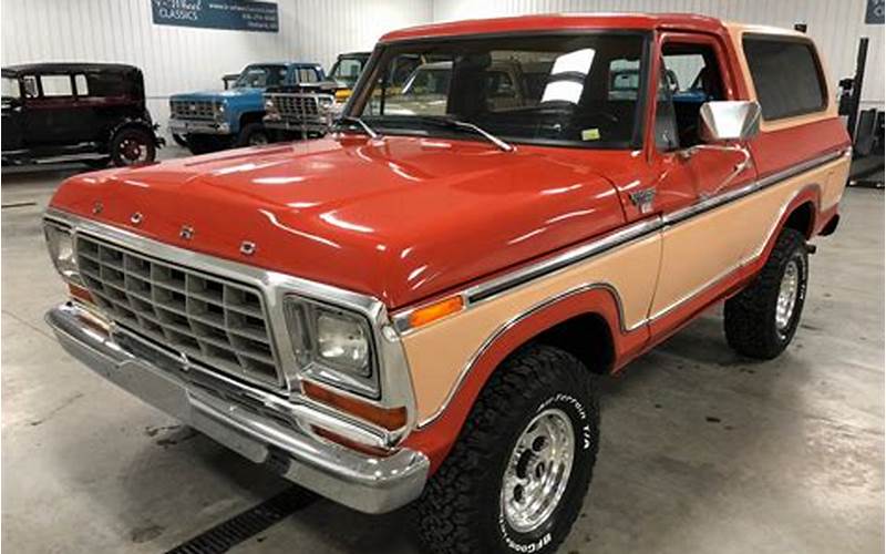 Condition Of The 1978 Ford Bronco For Sale In Alabama