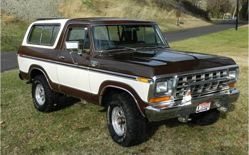 Condition Of The 1979 Ford Bronco For Sale In Idaho