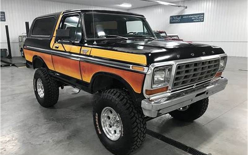 Condition Of The 1979 Ford Bronco For Sale In Texas