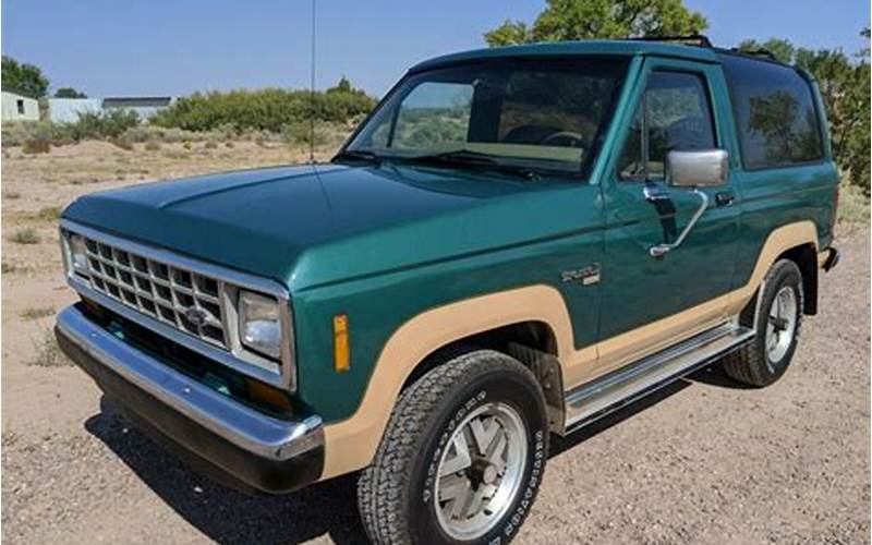 Condition Of The 1988 Ford Bronco 2 Eddie Bauer For Sale