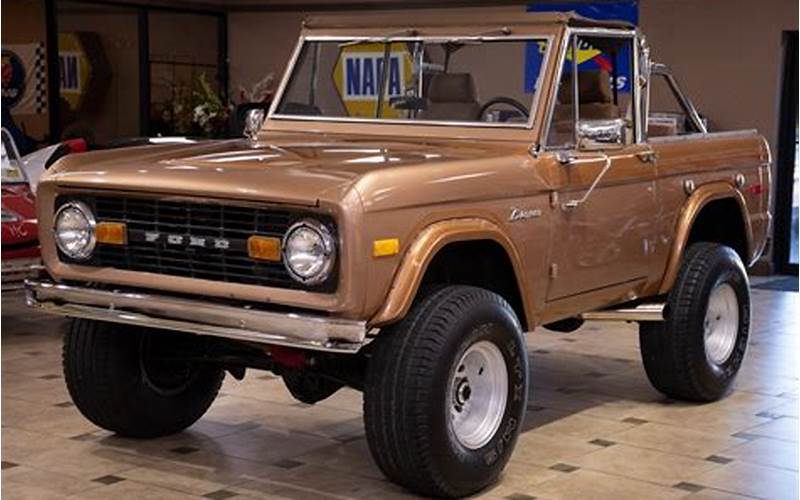 Cost Of 1976 Ford Broncos