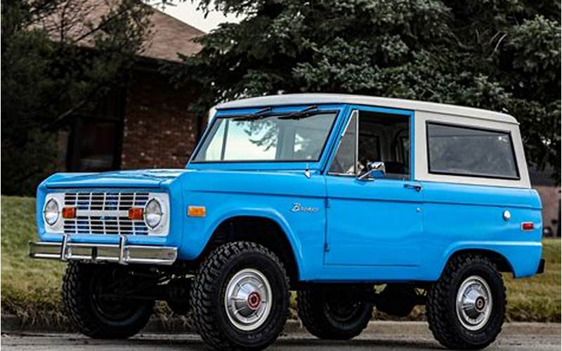 Cost Of A 1975 Ford Bronco