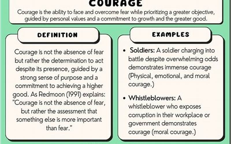 Courage Definition