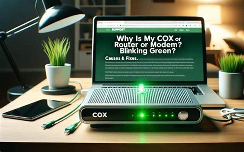 Cox Modem Flashing Green: Causes and Solutions