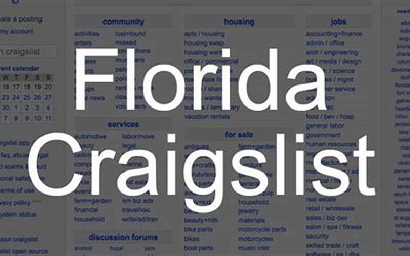 Craigslist Florida