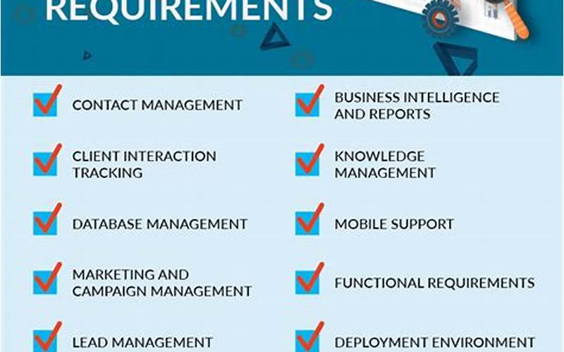 Crm Requirements Gathering Checklist
