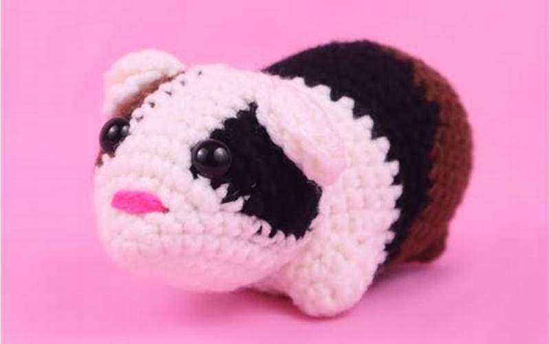 Crochet Guinea Pig Head