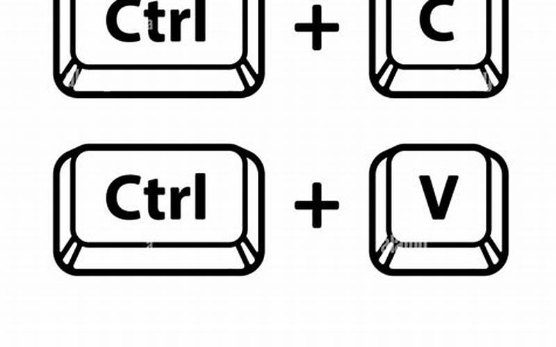 Ctrl V Shortcut On A Keyboard