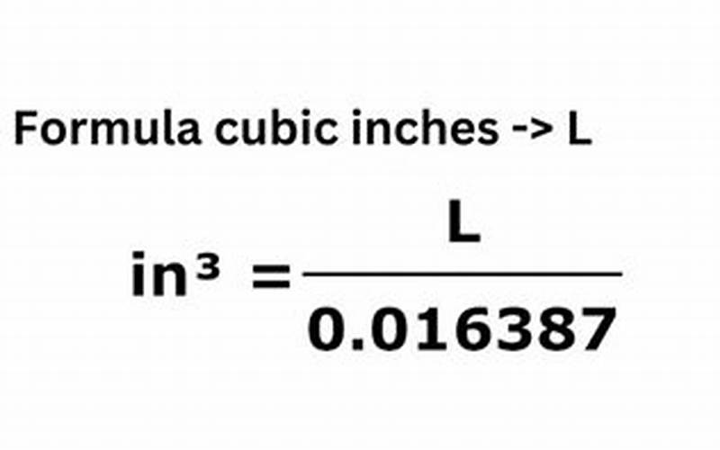 427 Cubic Inches to Liters