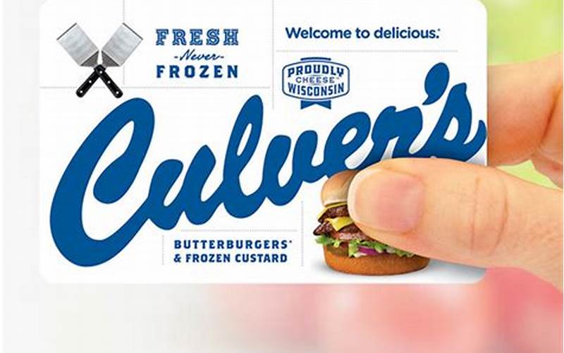 Culvers Gift Card Online