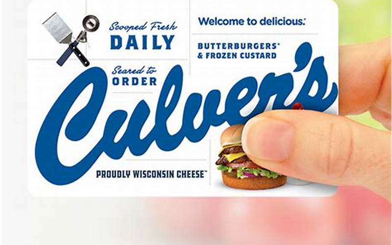 Culvers Gift Card Phone