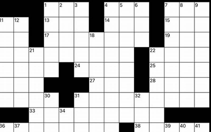 Curtis Crossword Puzzle