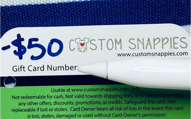 Custom Snappies Gift Card Balance: Everything You Need to Know