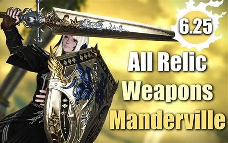 Customizing Manderville Relic Weapons